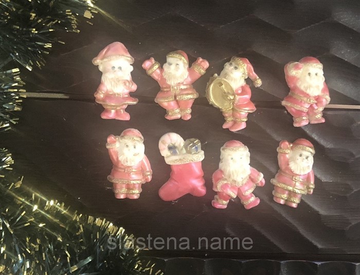 Фигурки шоколадные Санта Клаус в ассортименте 1 ШТ - фото 5420