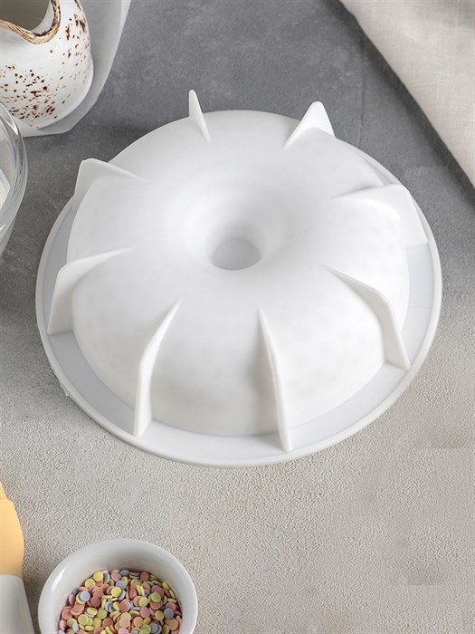 Форма для муссовых десертов и выпечки «Снежная гора» 18.8×5.5 см - фото 7500