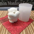 Молд силиконовый "Мишка пухлик с сердцем 3D" - фото 4642