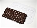 Пластиковая форма для шоколада "Плитка пузыри" - фото 4925
