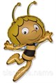 Шар (36''/91 см) Фигура, Пчела Майя, Желтый - фото 5972