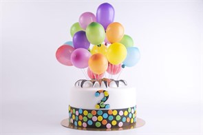 Воздушные шарики для торта цветные (20шт)