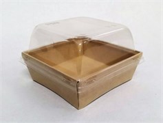 Коробка Prisma 550, 13*13*8см, прозрачная крышка купол