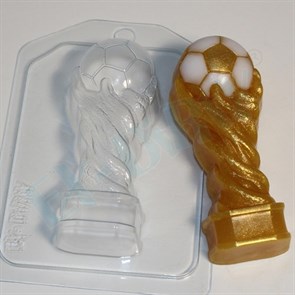 Пластиковая форма для шоколада "Футбольный кубок"