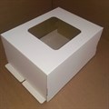 Упаковка коробка  для торта 60 х 40 х 20 см .окно - фото 4670