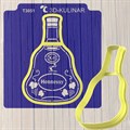 Трафарет+вырубка "Коньяк Hennessy" для печенья/пряников - фото 7403