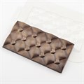 Пластиковая форма для плитки шоколада "Сердечки №3" - фото 8374