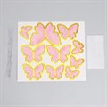 Набор для украшения торта «Бабочки» 10 шт., цвет розовый - фото 8798