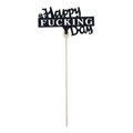 Топпер Ассорти «Happy fucking day», чёрный, МИКС - фото 8806