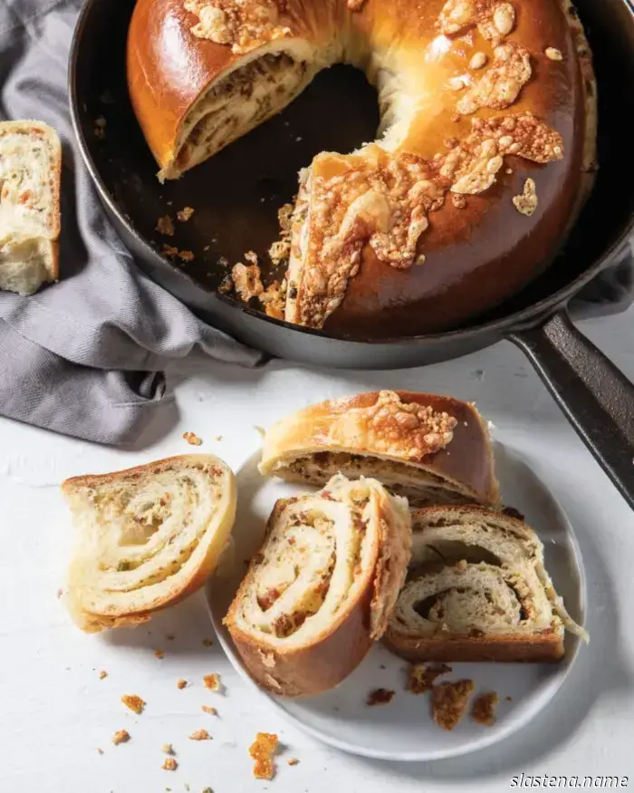 Pan enrollado estilo Jalapeño Popper - Hecho desde cero