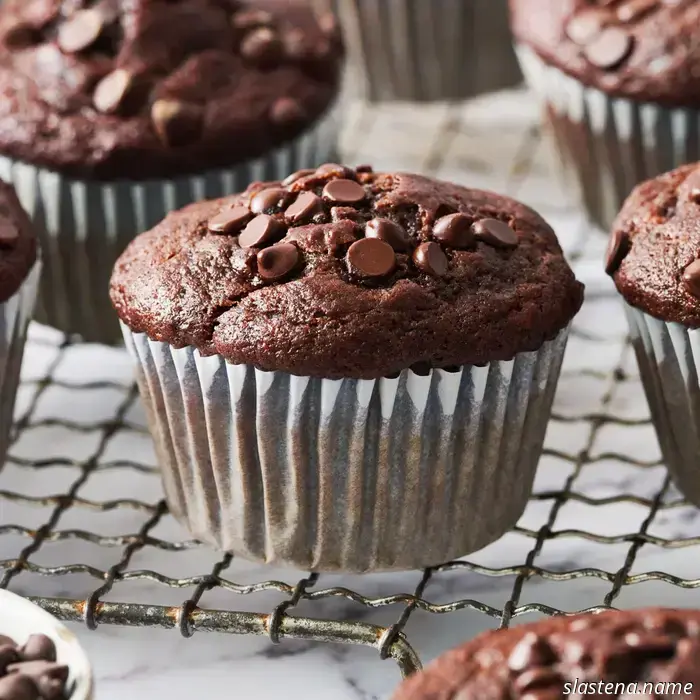 Muffins Dobles de Plátano y Chocolate