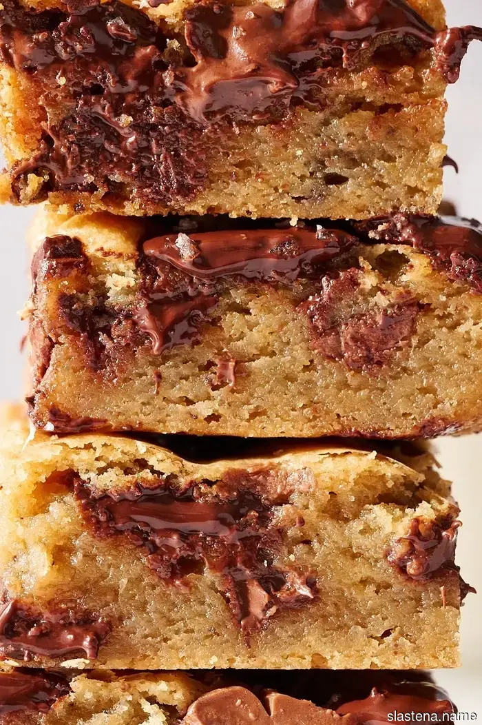 Brown Butter Triple Chocolate Blondies