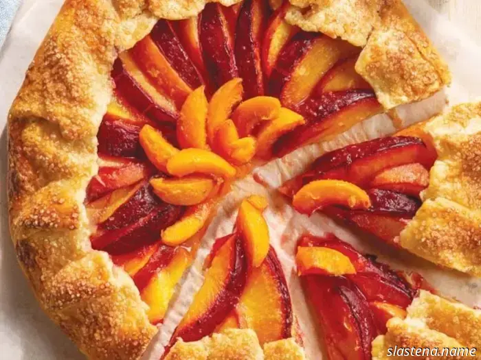 Galette de fruta de hueso - Hornear desde cero