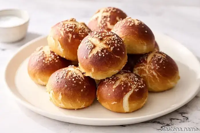 Pretzel Buns