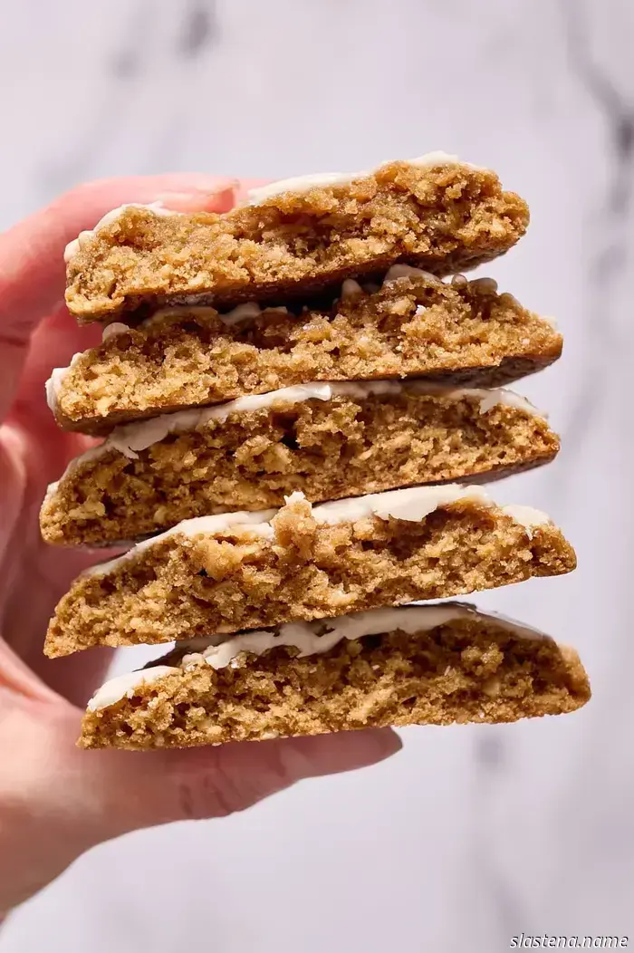 Овсяное печенье с глазурью