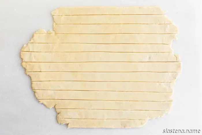 Cómo hacer una corteza de tarta enrejada