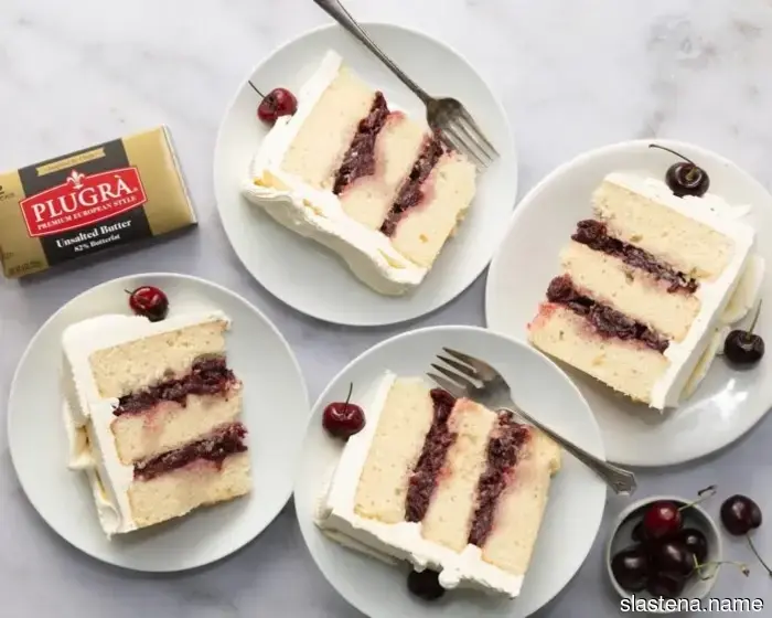 White Forest Cake - Made from Scratch