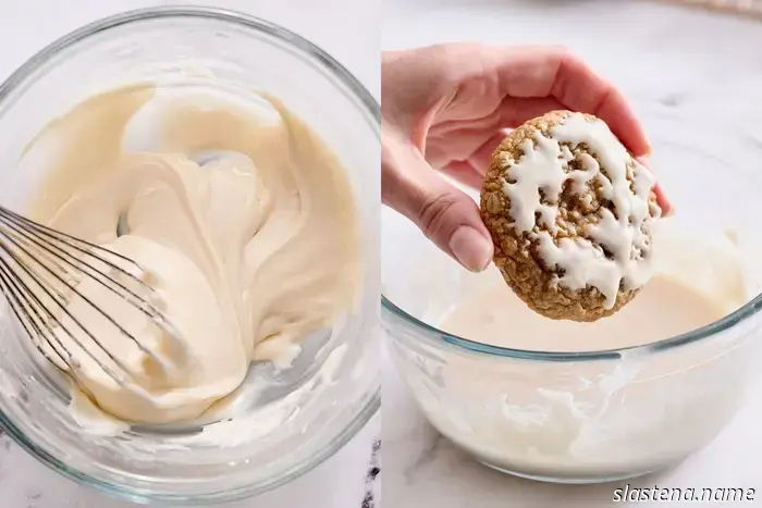 Овсяное печенье с глазурью