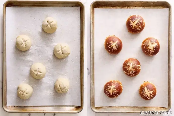 Pretzel Buns