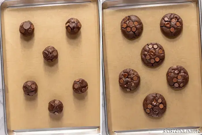 Печенье с двойным шоколадом и шоколадной крошкой