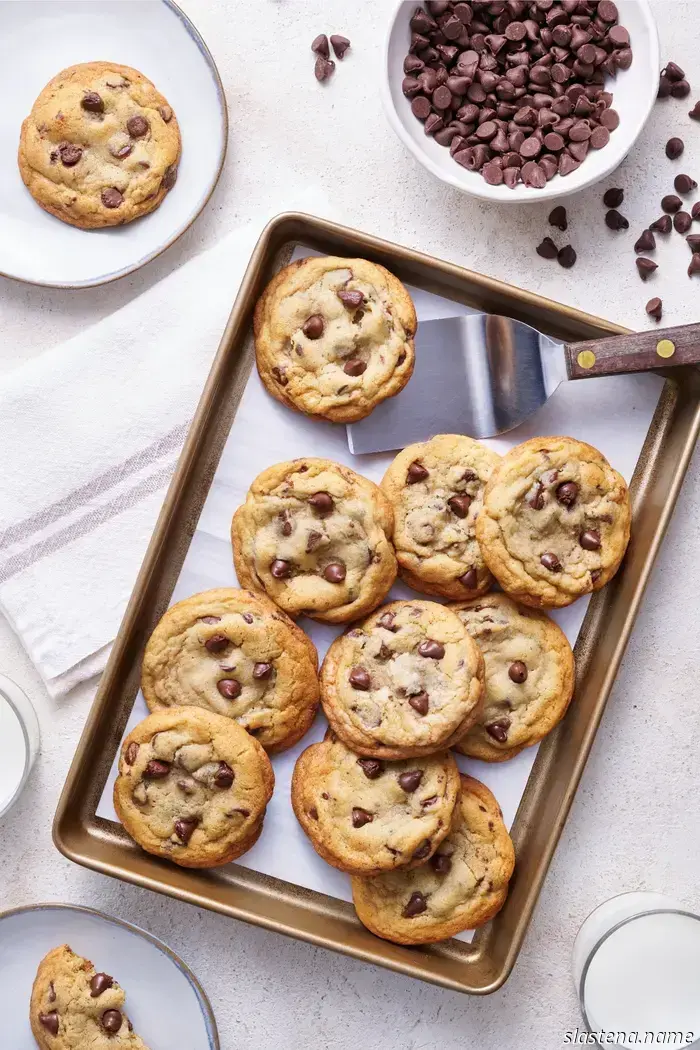 Печенье с шоколадной крошкой, как в пекарне