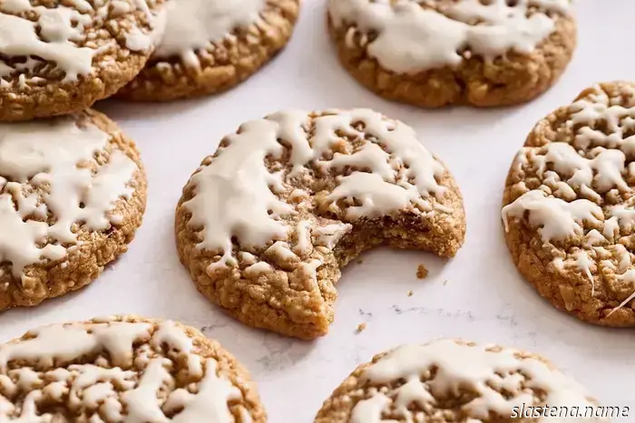 Овсяное печенье с глазурью