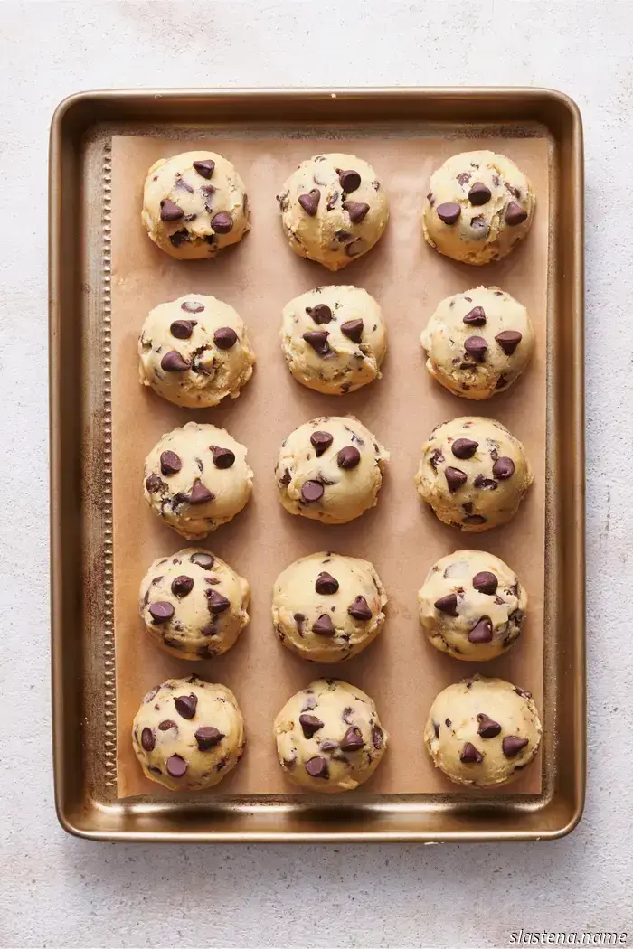 Печенье с шоколадной крошкой, как в пекарне