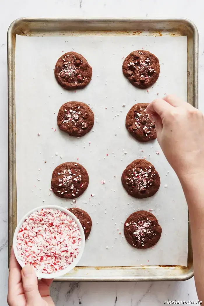 Mint Chocolate Cookies