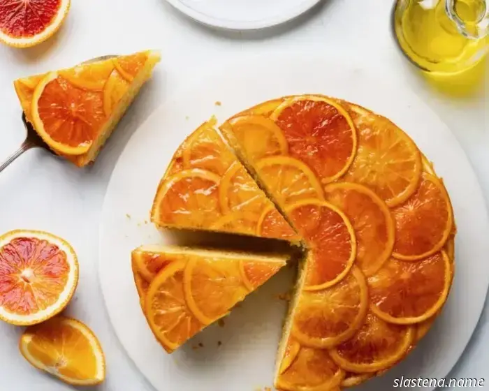 Кекс с кровавым апельсином и оливковым маслом — Выпечка с нуля