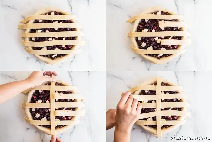 Cómo hacer una corteza de tarta enrejada