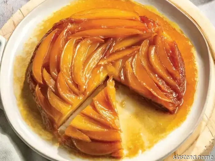 Tarta Tatin de mango - Hornear desde cero