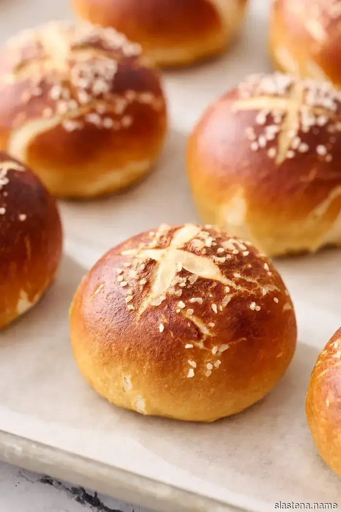 Pretzel Buns