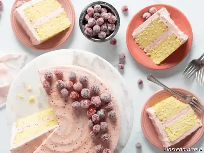 Зимний цитрусово-клюквенный пирог — готовим с нуля