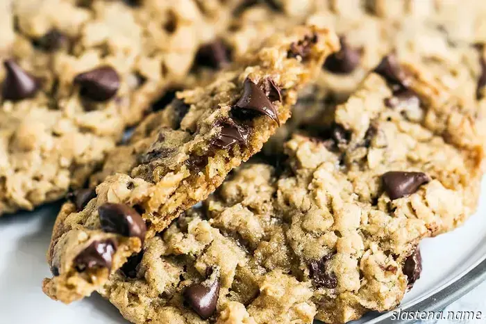 Galletas de avena con chispas de chocolate