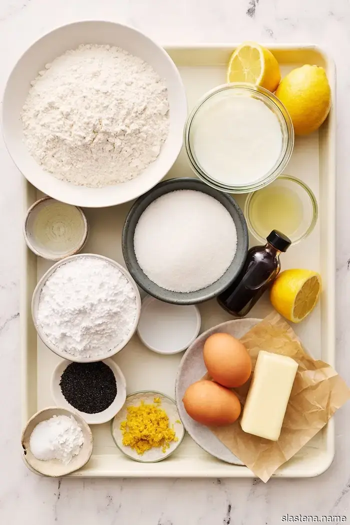 Muffins with Lemon and Poppy Seeds