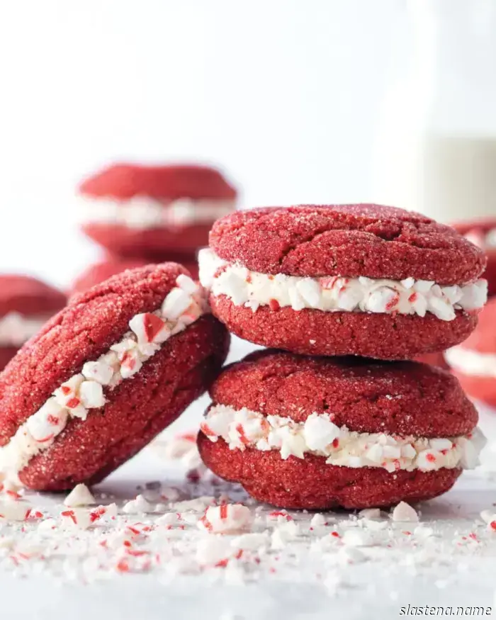 Печенье-сэндвич «Красный бархат» — выпекаем с нуля