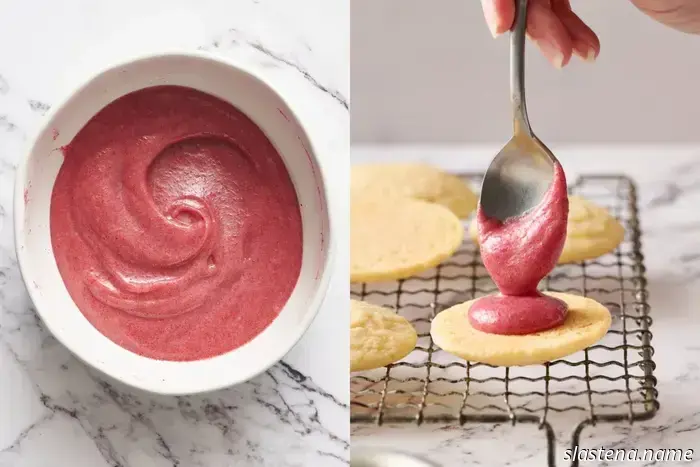 Raspberry Cream-Filled Sandwich Cookies