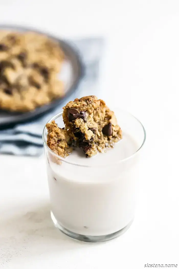 Galletas de avena con chispas de chocolate