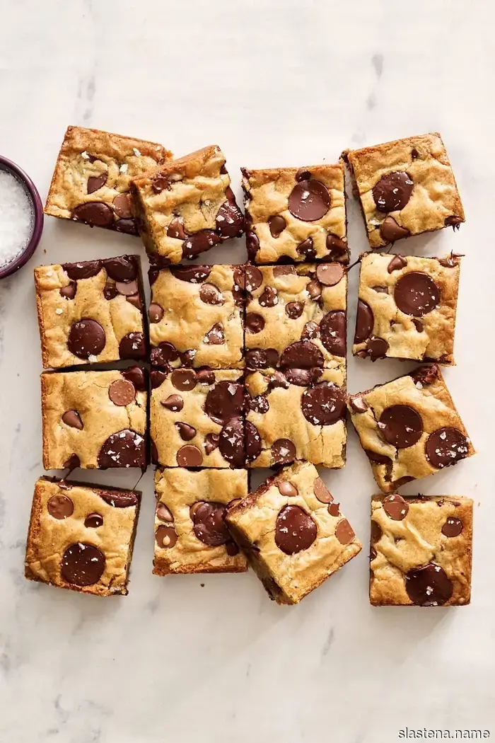 Browned Butter Triple Chocolate Blondies