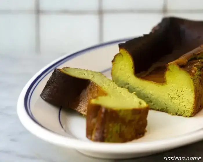 Tarta de Queso Vasca Matcha de Edd Kimber-Hornee desde Cero